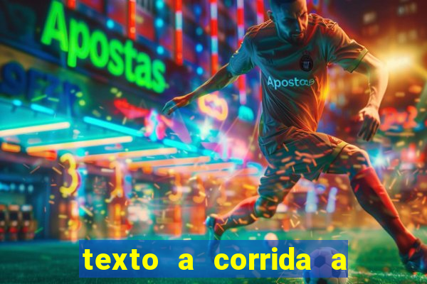 texto a corrida a lagarta lili